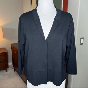 MARLAWYNNE Snap Jacket, S runs lg ptop 21”